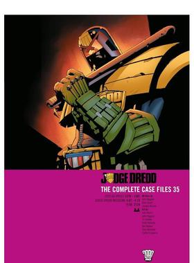 【预售】爵德判官：第 35 版：完整案件档案 Judge Dredd: The Complete Case Files 35 原版英文漫画书图书书籍