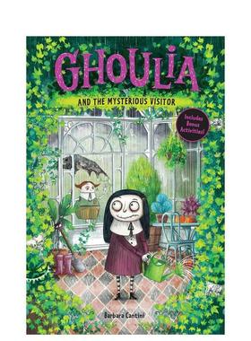 【预售】茱莉亚：神秘访客 2 Ghoulia And The Mysterious Visitor (Book #2) 原版英文儿童章节书图书书籍