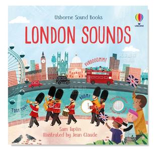 预 2岁 发声书 幼儿童启蒙绘本纸板书0 Sounds 伦敦之声 Books 英文原版 售 London Sound Usborne尤斯伯恩有声书