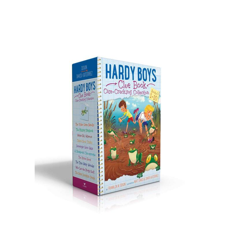 【预售】哈迪男孩历险记 探案线索书合集(套装)1-10 Hardy Boys Clue Book Case-Cracking Collection 英文儿童桥梁章节故事书
