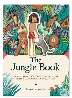 【现货】纸上风采:丛林:礼物书 【Paperscapes】The Jungle Book 英文原版进口图书籍