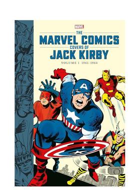 【预售】英文漫画 杰克·科比的漫威漫画艺术封面第1卷The Marvel Comics Covers of Jack Kirby复仇者联盟 绿巨人 X战警 原版英文