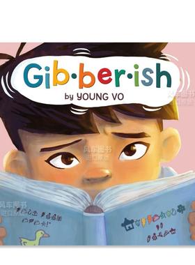 【预售】【国际扫盲协会图书奖】胡言乱语Gibberish英文青少年读物 原版图书进口外版书籍Young Vo Levine Querido