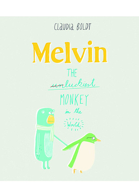 【现货】Melvin the Luckiest Monkey 梅尔文,*幸运的猴子 英文原版绘本书籍进口