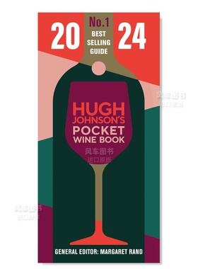 【现货】休·约翰逊袖珍葡萄酒 2024 年 Hugh Johnson Pocket Wine 2024 英文餐饮原版图书外版进口书籍Mitchell Beazley Hugh Jo