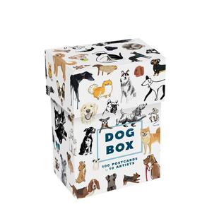 【预售】Dog Box: 100 Postcards by 10 Artists，狗的明信片盒：10位艺术家的100张明信片图书
