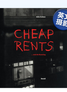 【预售】约翰·科恩：廉价房租......和德库宁 John Cohen: Cheap Rents... and de Kooning 原版英文摄影
