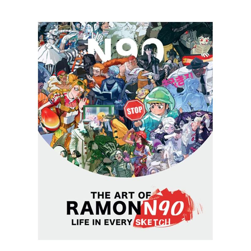 【现货】RamonN90艺术画册 The Art of RamonN90 原版英文艺术插画原画设定集 Cutepunk概念艺术家 插画原画