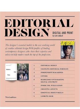 【预售】编辑设计（第三版）：数字与印刷 Editorial Design Third Edition: Digital and Print 原版英文印刷版式色彩设计图书