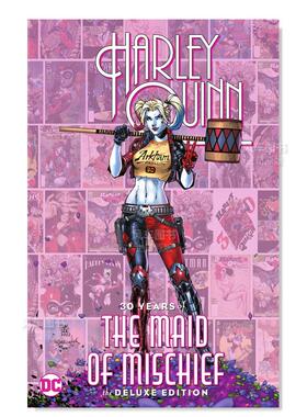 【预售】DC漫画 哈莉·奎茵:恶作剧的女仆(30周年豪华版) 小丑女 Harley Quinn:30 Years of the Maid of Mischief英文原版漫画书
