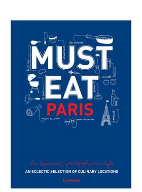 【现货】不得不吃：巴黎 Must Eat Paris 原版英文餐饮生活美食图书