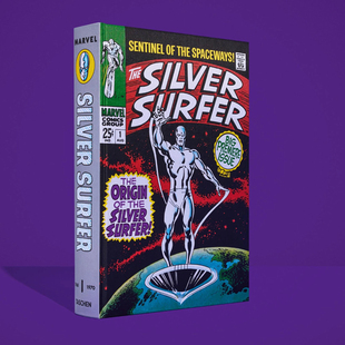 Silver Marvel 现货 进口艺术画册 1968–1970 漫威漫画图书馆：银影侠 Comics 原版 Surfer. Library. TASCHEN限量版