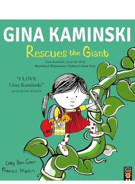 【预售】吉娜卡明斯基勇救人 Gina Kaminski Rescues the Giant 原版英文儿童绘本图书书籍