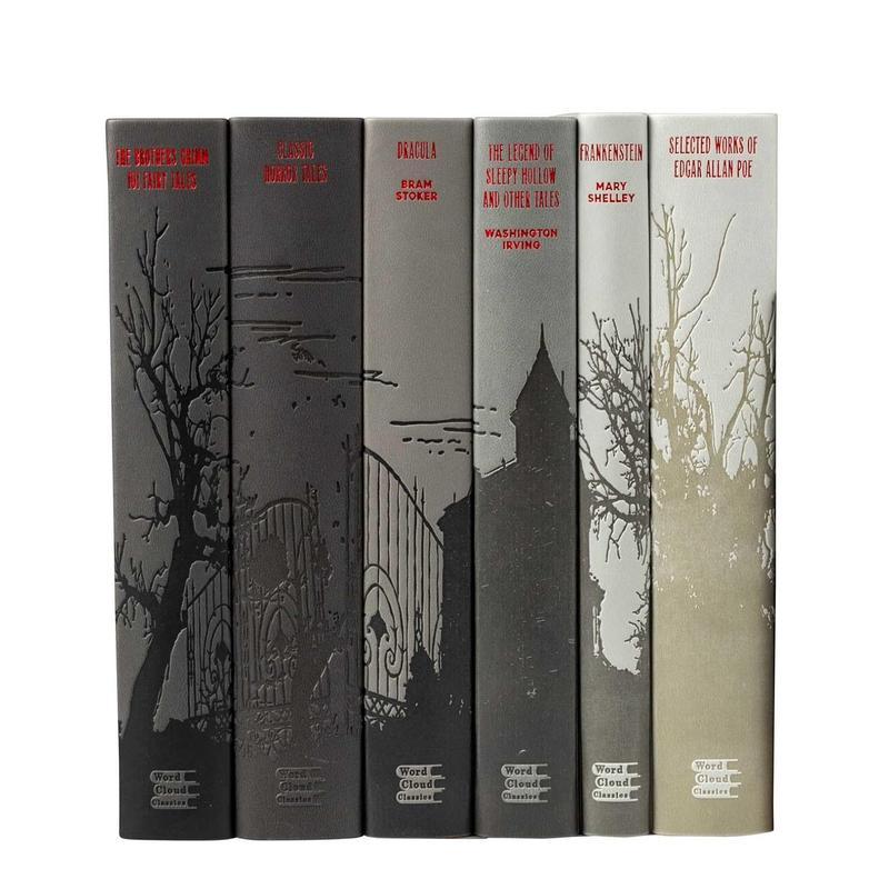 【现货】字云经典:恐怖故事合集(一套5本) 【Word Cloud Classics】Horror Collection 原版英文文学 特殊书口 压纹封面