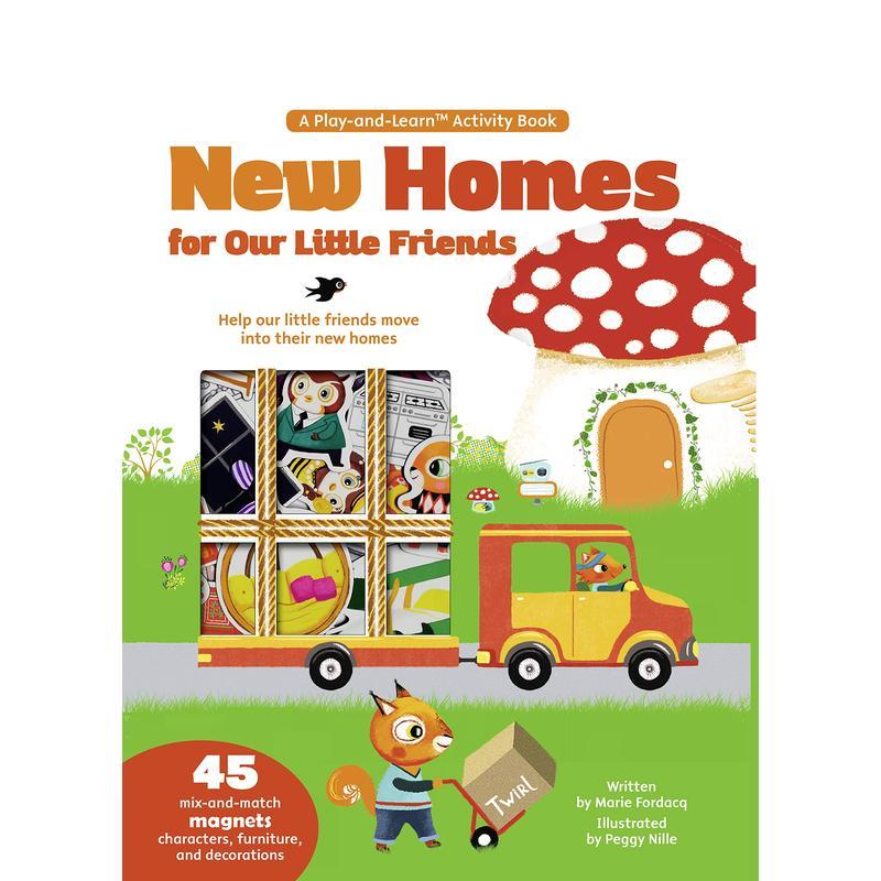【现货】【磁铁书】小朋友的新家 【Magnetology】New Homes For Our Little Friends 原版英文儿童趣味图书书籍
