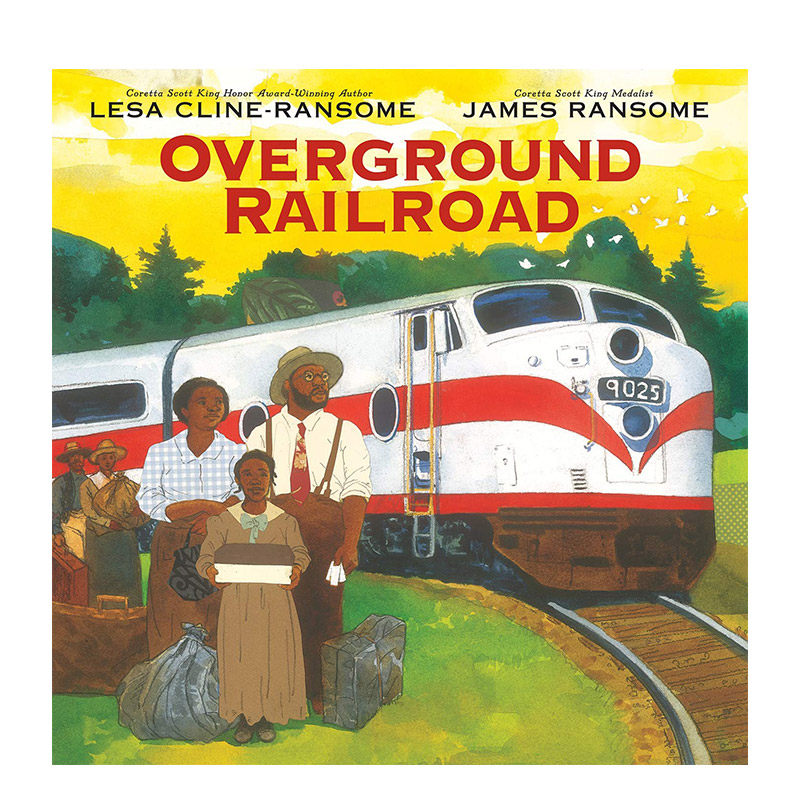 【预 售】overground railroad地上铁路 精装英文原版儿童绘本 美国