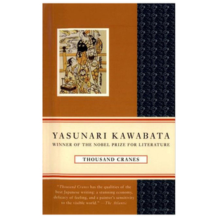 小说书籍进口 Yasunari 现货 Thousand Kawabata川端康成作品 千羽鹤 Cranes 英文原版