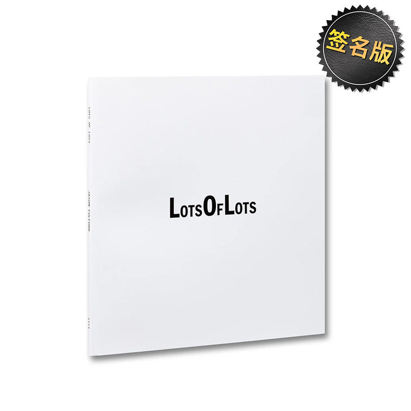 【现货】【签名版】许多的许多 杰森·富尔佛德 【Signed】Lots Of Lots Jason Fulford 原版英文摄影作品集 进口图书 - 实物图