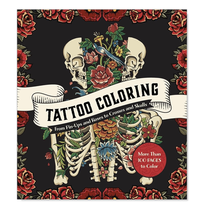 纹身涂色书TattooColoringF
