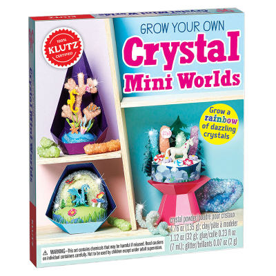 【现货】Grow Your Own Crystal Mini Worlds 培养你自己的水晶迷你世界原版进口图书书籍