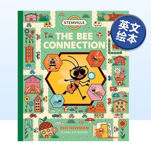 Connection 进口童书 STEM之城：蜂群 精装 儿童绘本蜜蜂知识百科科普图画书 英文原版 Bee The STEMville 现货