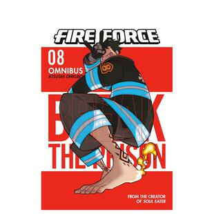 英文漫画书原版 漫画 Fire 合集8 Omnibus 进口图书 炎炎消防队 Vol. Ohkubo Atsushi Force 预售