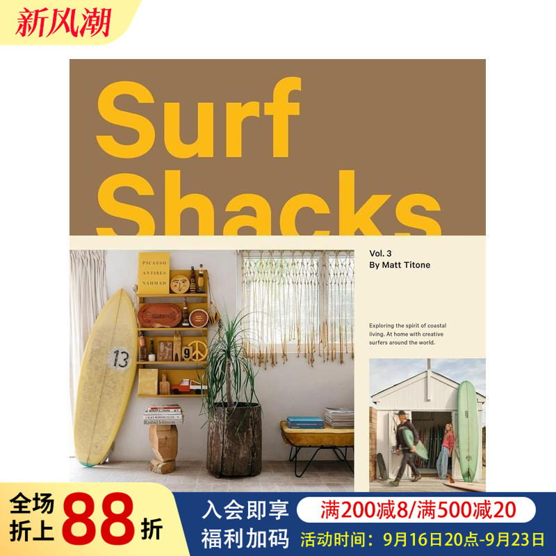 【预售】冲浪小屋 第三卷：探寻海岸生活之魂 Surf Shacks Vol. 3 原版英文室内设计装饰