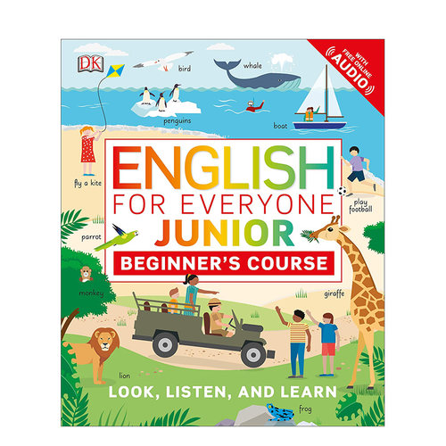 【现货】English for Everyone Junior 少儿初级英语:初级课程 英文原版童书书籍进口