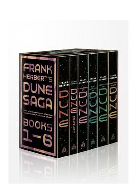 【预售】弗兰克·赫伯特 沙丘六部曲1-6套盒 Frank Herbert's Dune Saga 6-Book Boxed Set 原版英文文学小说 进口图书