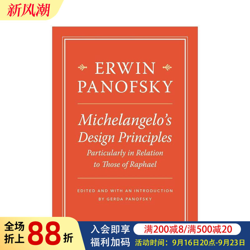【预售】米开朗基罗的设计原则 尤其是与拉斐尔相关的 Michelangelo’s Design Principles原版英文艺术画册画集图书