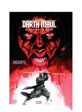【预售】英文漫画 星球大战：达斯·摩尔——黑、白与红 Star Wars: Darth Maul - Black  White&Red 原版英文 (预计26年1月出版)