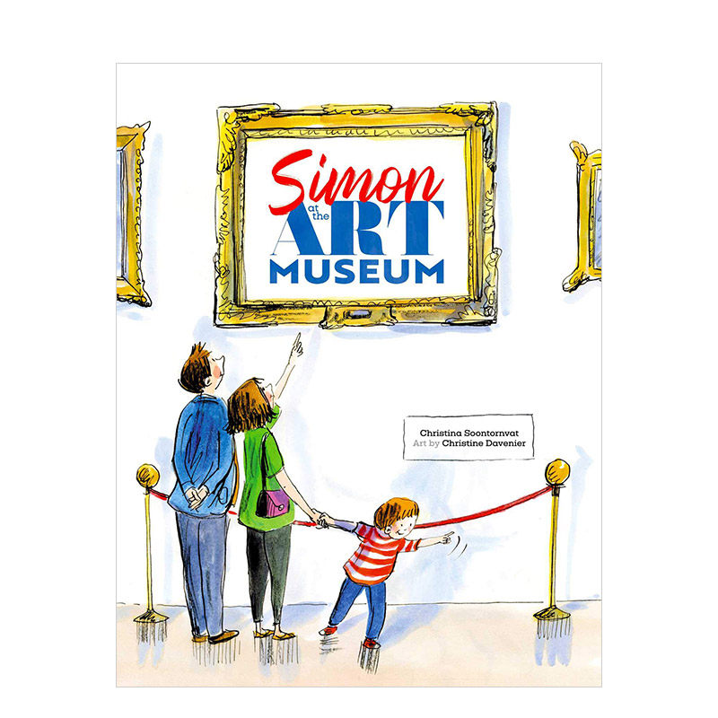 【现货】simon at the art museum 西蒙在艺术博物馆 参观美术馆 英文