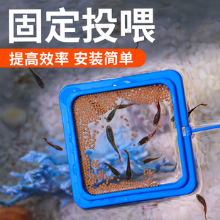 鱼食投喂圈鱼儿喂食圈鱼饲料投喂器水族箱漂饲料浮式观赏鱼喂食器