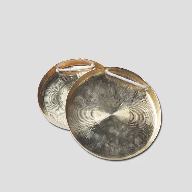 晋鸣铜锣小铜锣 狗叫子小平锣 手工响铜锣月锣哈叭三句半道具