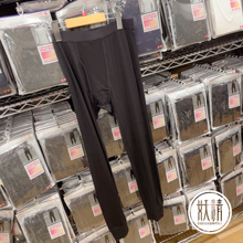 日本本土代购Uniqlo优衣库保暖打底裤自发热heattech男紧身裤纯色