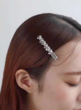 日本本土Ane mone气质发夹女侧边夹日系刘海夹一字夹金属发夹