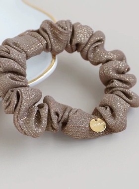 日本本土Ane mone新款大肠发圈亮闪闪简约发圈马尾圈扎头绳