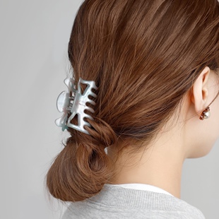 日本本土ane mone可爱发饰减龄小号抓夹炫彩百搭碎发抓德国制