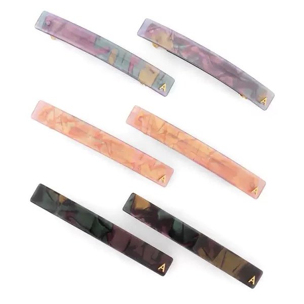 日本本土Ane mone法国制亚克力发夹女简约百搭弹簧夹时尚一字夹,饰品/流行首饰/时尚饰品新,发饰,淘宝优惠券,粉丝福利购,淘宝优惠卷