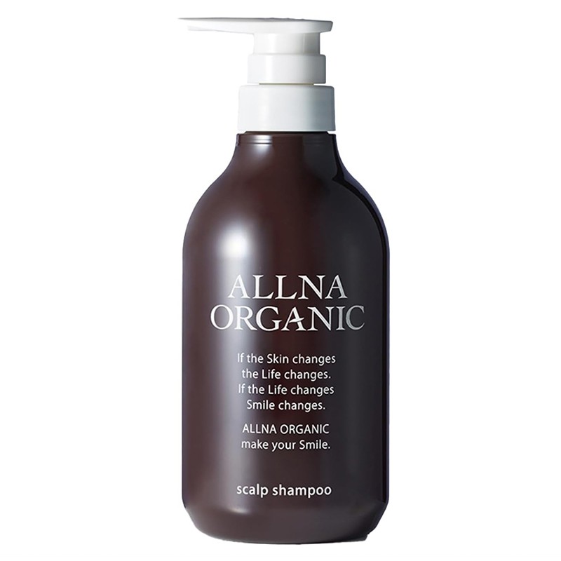 日本本土代购ALLNA ORGANIC奥娜无硅油洗发水头皮护理500ML