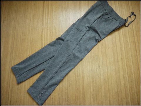 设计感很强！春秋女款纯棉卫裤小脚裤休闲多袋高腰系带长裤子