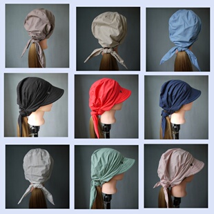 超轻薄春夏款女休闲帽子纯棉遮阳防晒帽园艺帽堆堆帽艺术帽