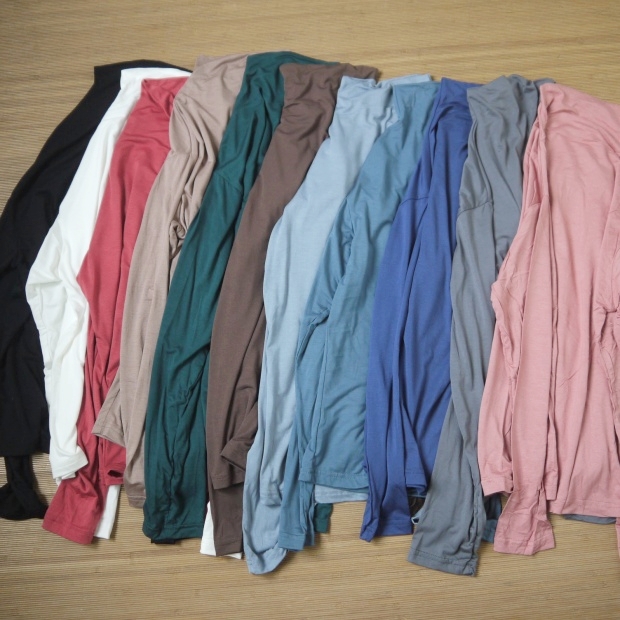 内销春秋女装上衣小高领九分袖T恤衫莫代尔人棉打底衫素色外穿