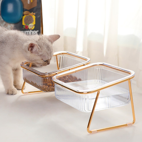 Non-Slip Pet Bowls For Cats Food Cat Water Bowl Double Cat B