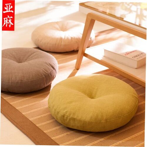Small pumpkin ice flower velvet sofa round cushion pillow
