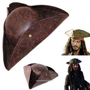 Jack Sparrow Cosplay Captain Faux Pirate Vintage Le1 Hat