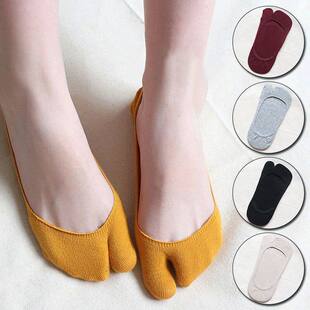 Non Finger Low Invisible slip Thin Summer Socks Two Women