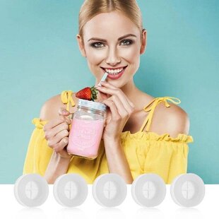 Plugs Wood Top Straw Jar Wooden Fixing Holes 20pcs Lid