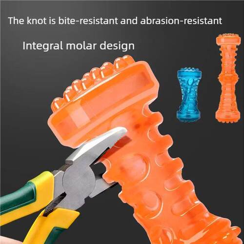 Dog Chew Toy Resistant Bite Sturdy Toothbrush Bone Interacti