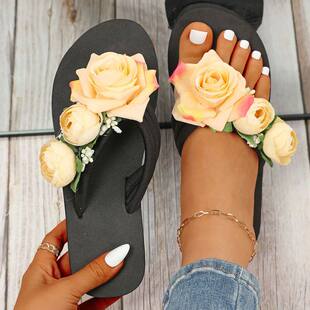 Slippers For Women Ladies Summer Flip Flops Open Toe
